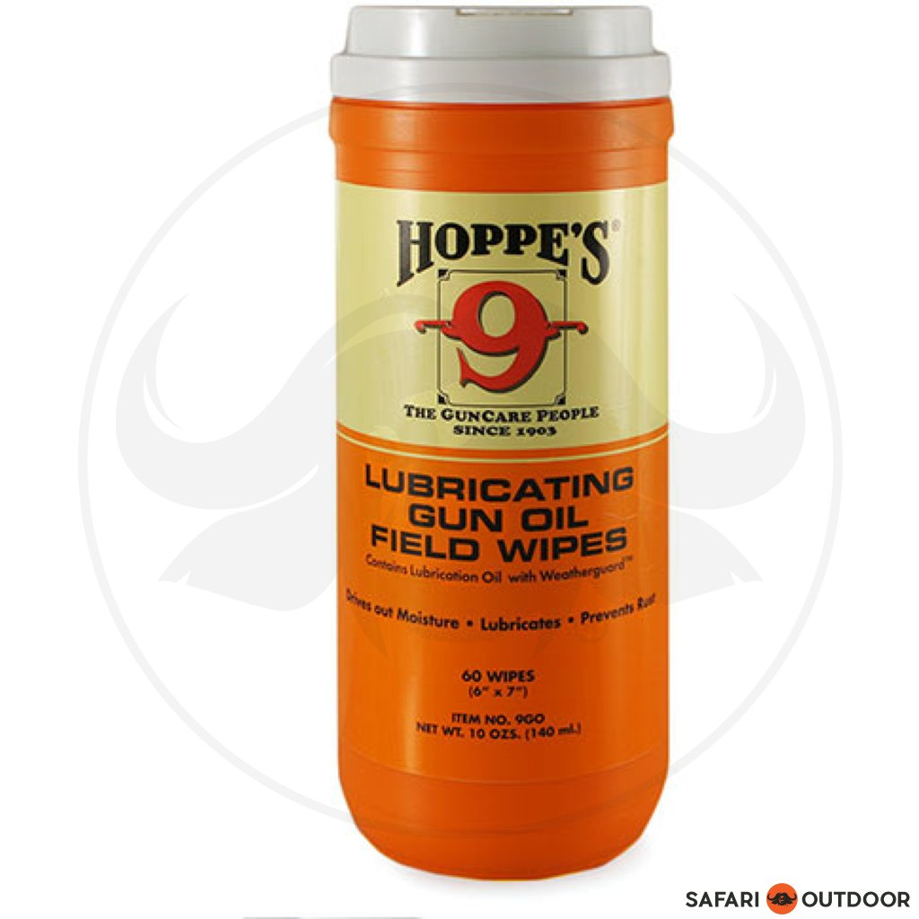 Hoppes Lubricating Gun Oil Field Wipes